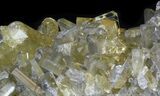 Gemmy, Golden Barite Crystals - Meikle Mine, Nevada #33712-2